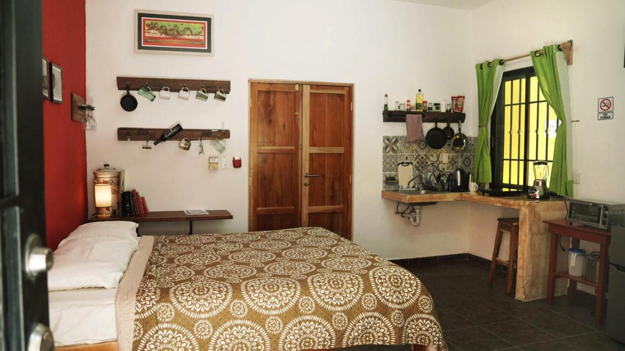 Habitacion Roja / Casa Del Cafe Campeche Esterno foto