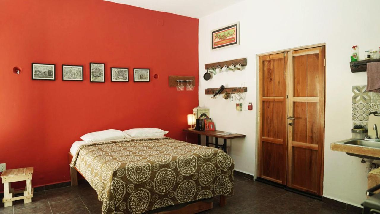 Habitacion Roja / Casa Del Cafe Campeche Esterno foto